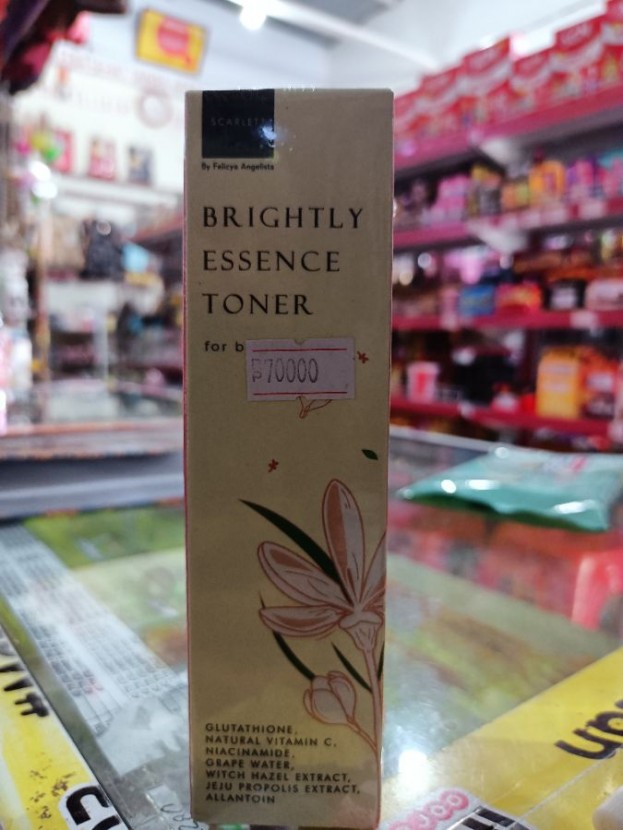 Scarlet toner brightly