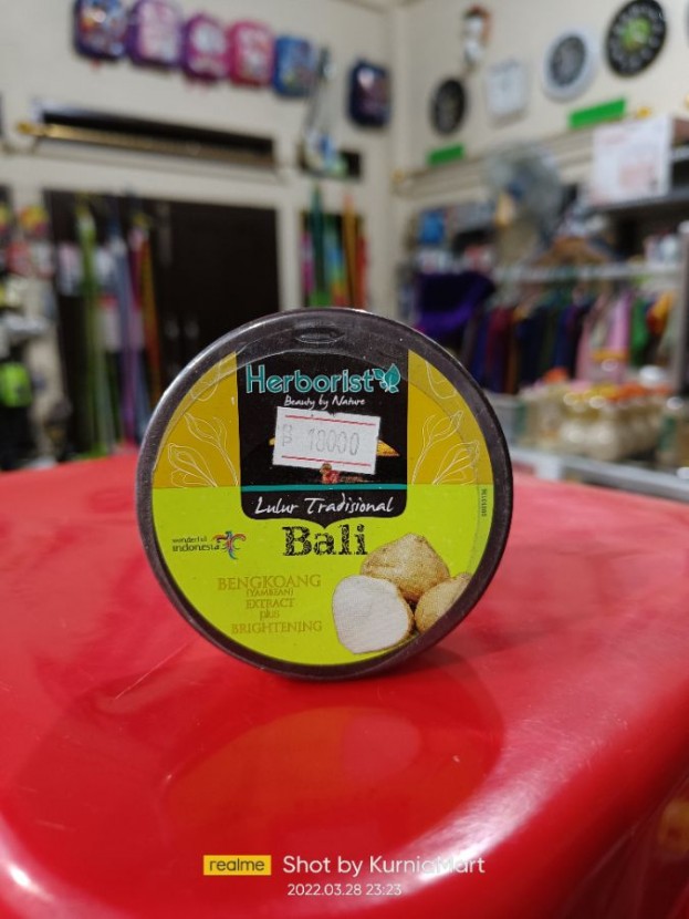 Lulur herborist Bali bengkoang