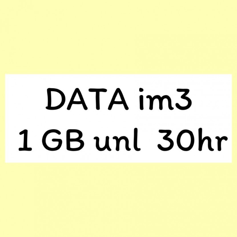 Data IM3 1gb Unli(1+4.5) 30hari