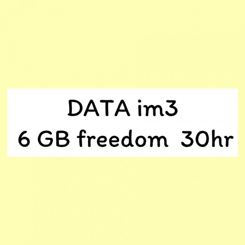 Data IM3 6gb fredom
