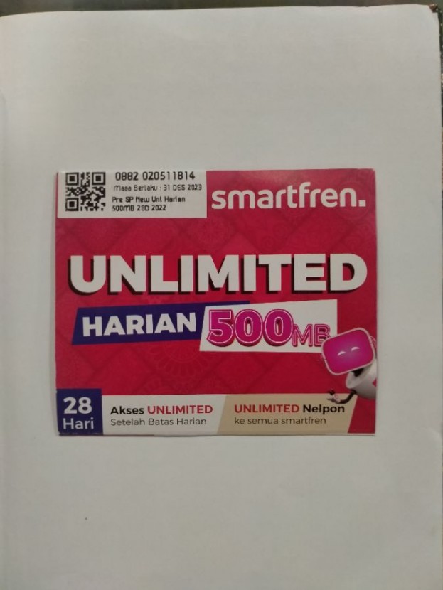 KARTU DATA SMART LITE 700mb