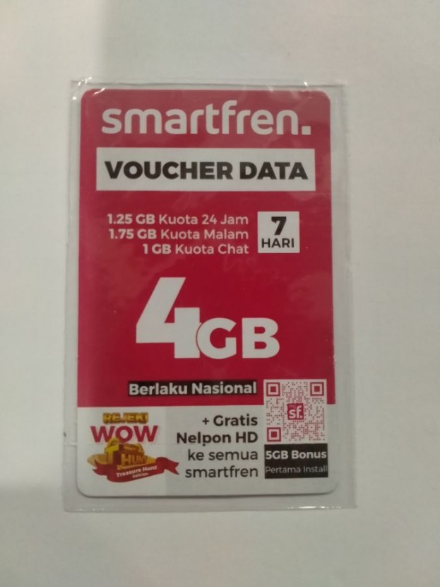 *VOC data smart 4gb 3hari