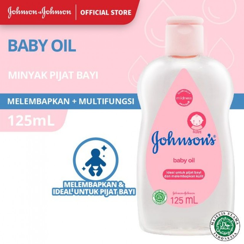 Johnsons baby oil 125ml