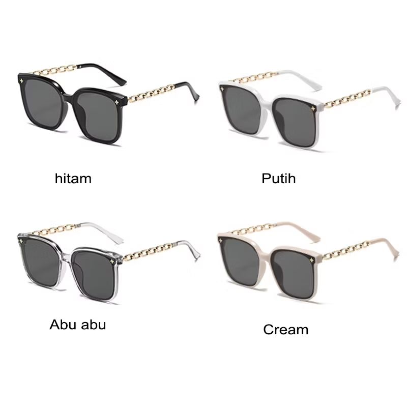 Kacamata hitam frame model rantai