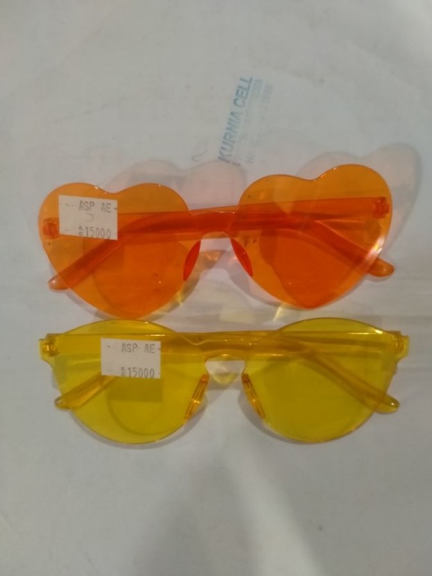 Kacamata jelly love ,bulat