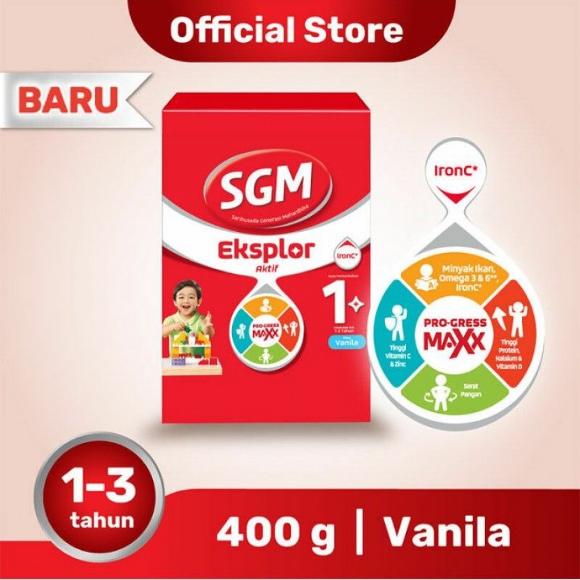 SGM eksplor vanila 1+ 400g