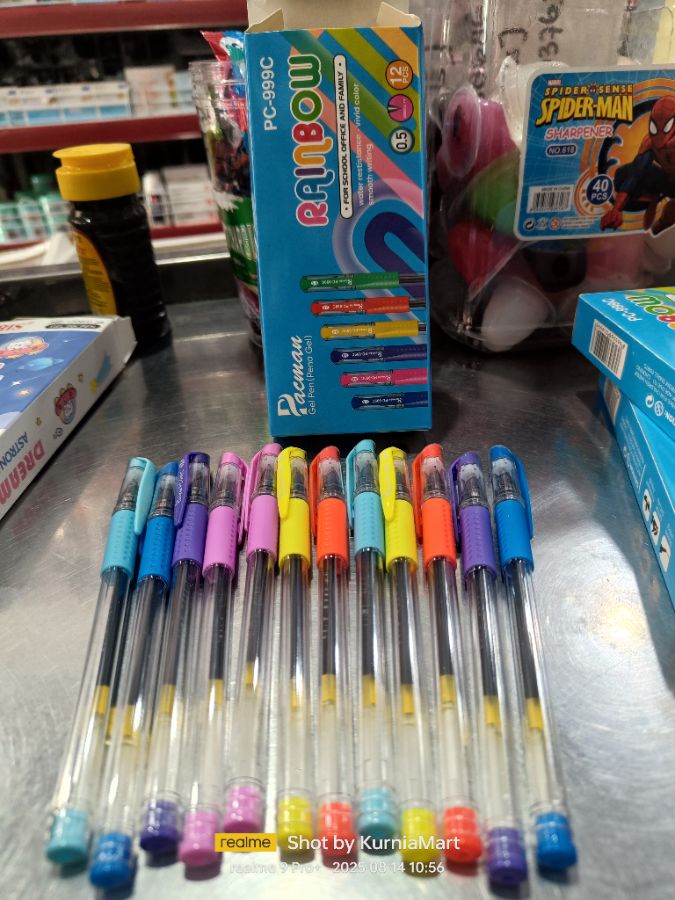 Pulpen Pacman rainbow