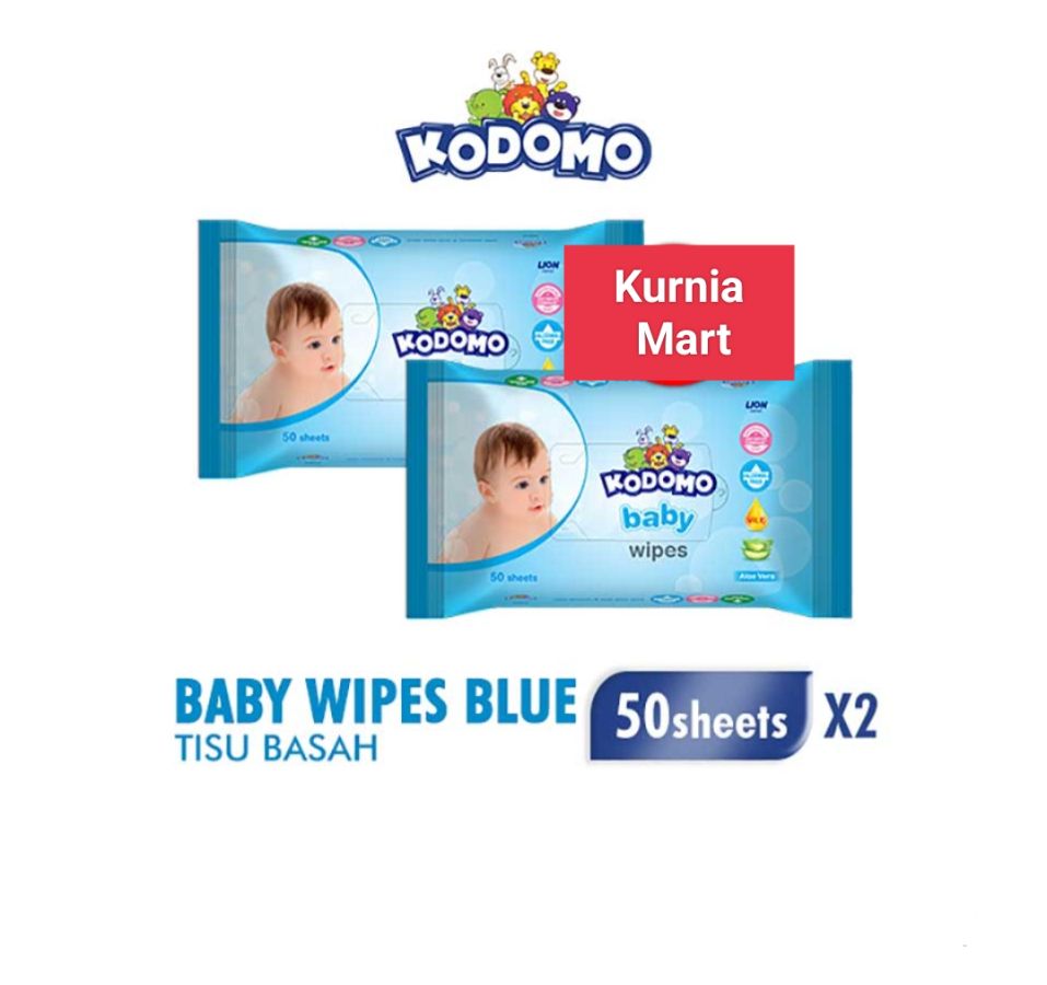 tissue basah kodomo biru
