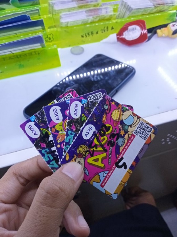 VOCER AXIS 12gb 30H (5gb utama + 7gb lokal)