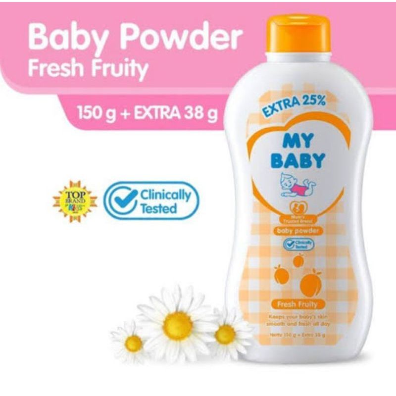 bedak my baby fresh fruity 135+34g