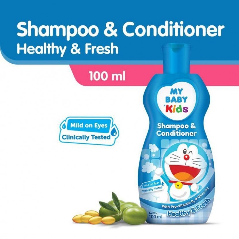 my baby Kids shampo&cond biru 100ml