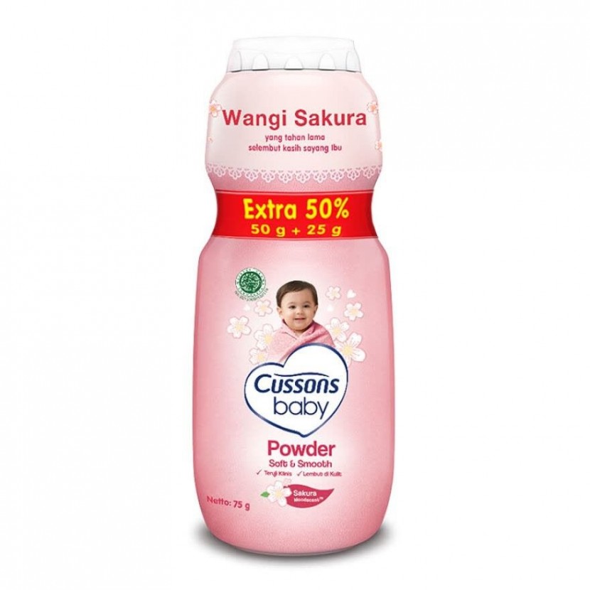 bedak cussons 75g pink