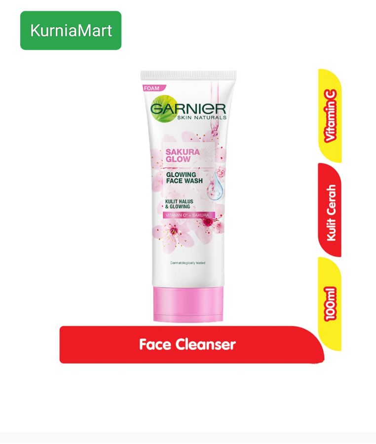 sabun wajah garnier sakura white