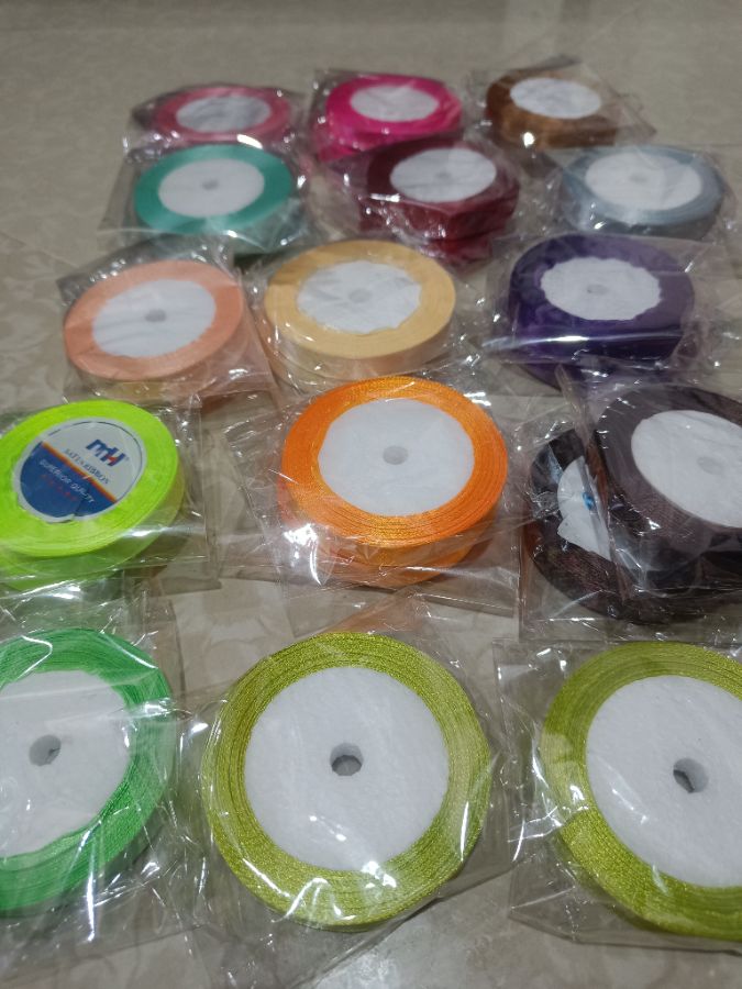Pita kain satin 1/2 inchi