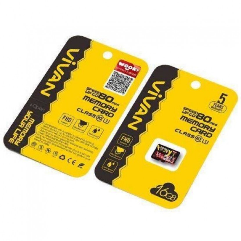 MEMORY CARD VIVAN 16GB SPEED 100 CLASS 10