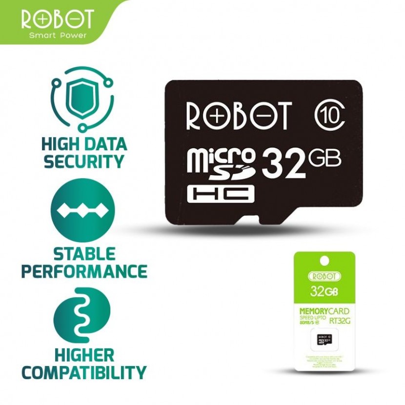 MEMORY CARD ROBOT 32GB CLASS 10