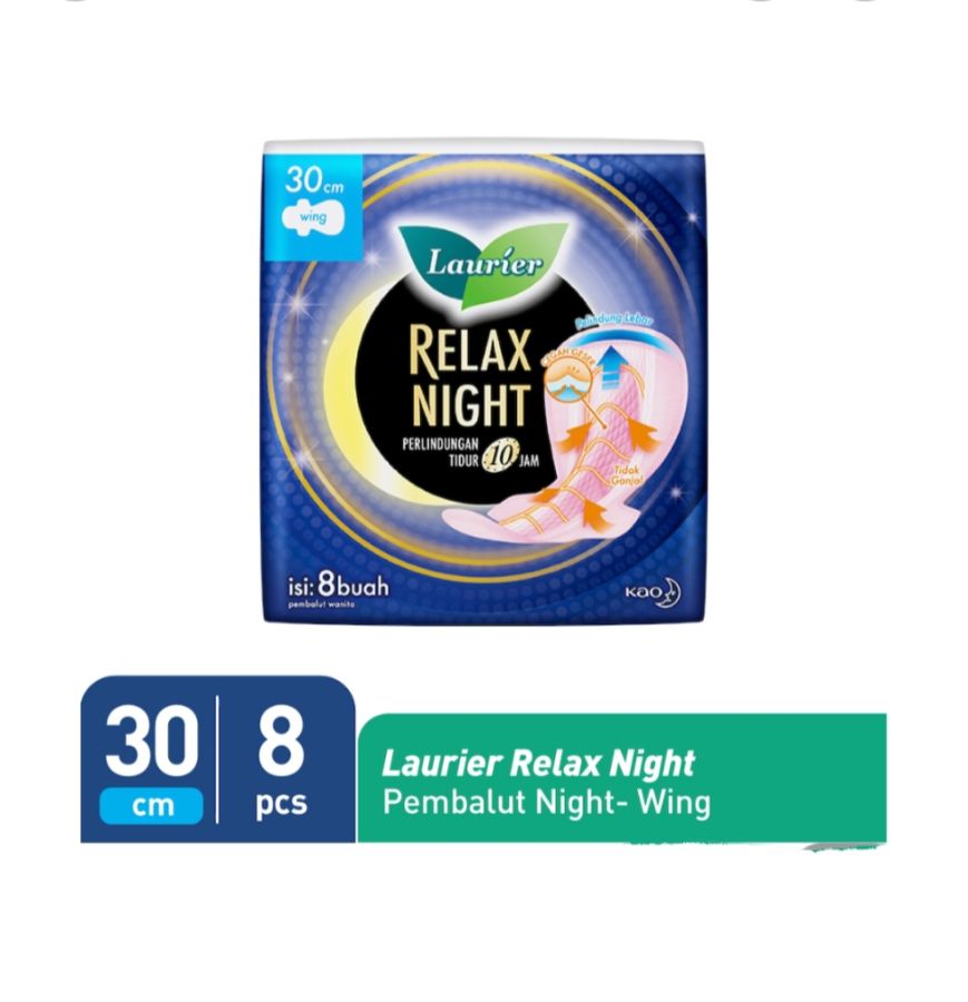 LAURIER relax night 30cm 8 pads