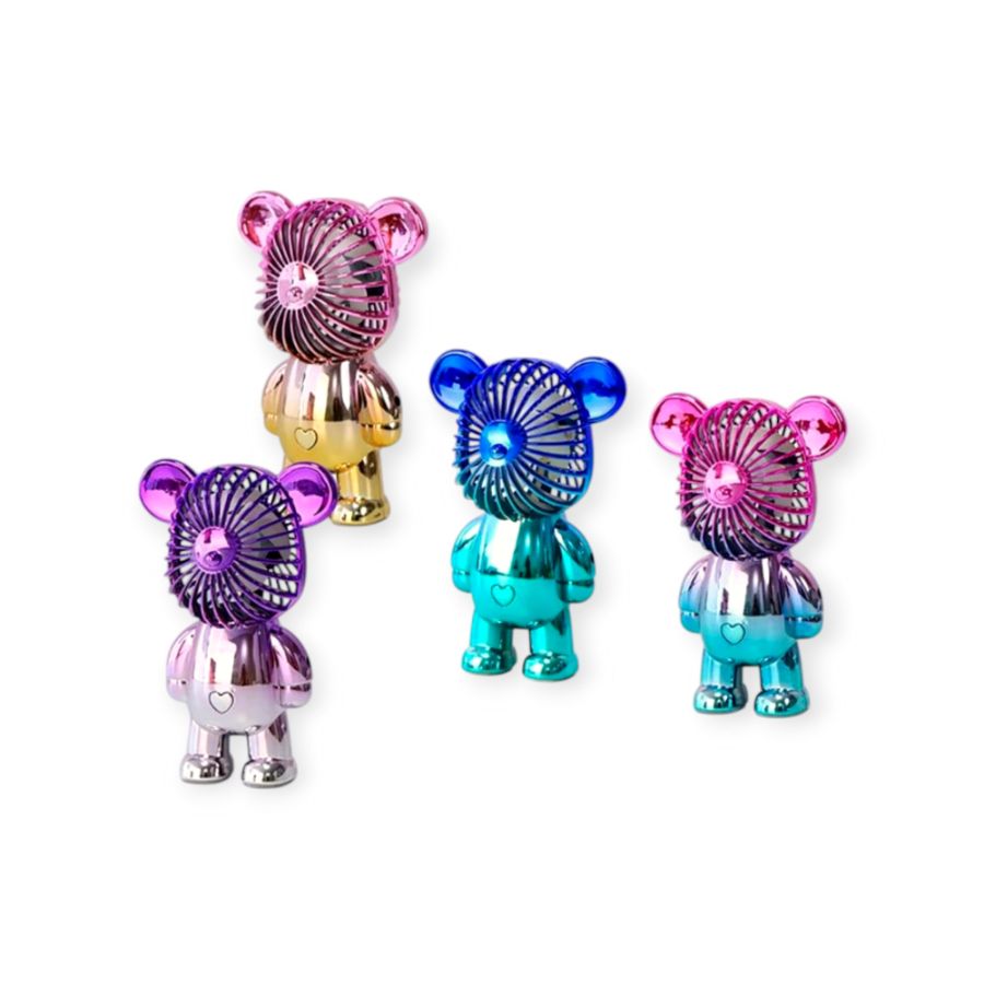 Kipas mini bear/Mickey gradasi