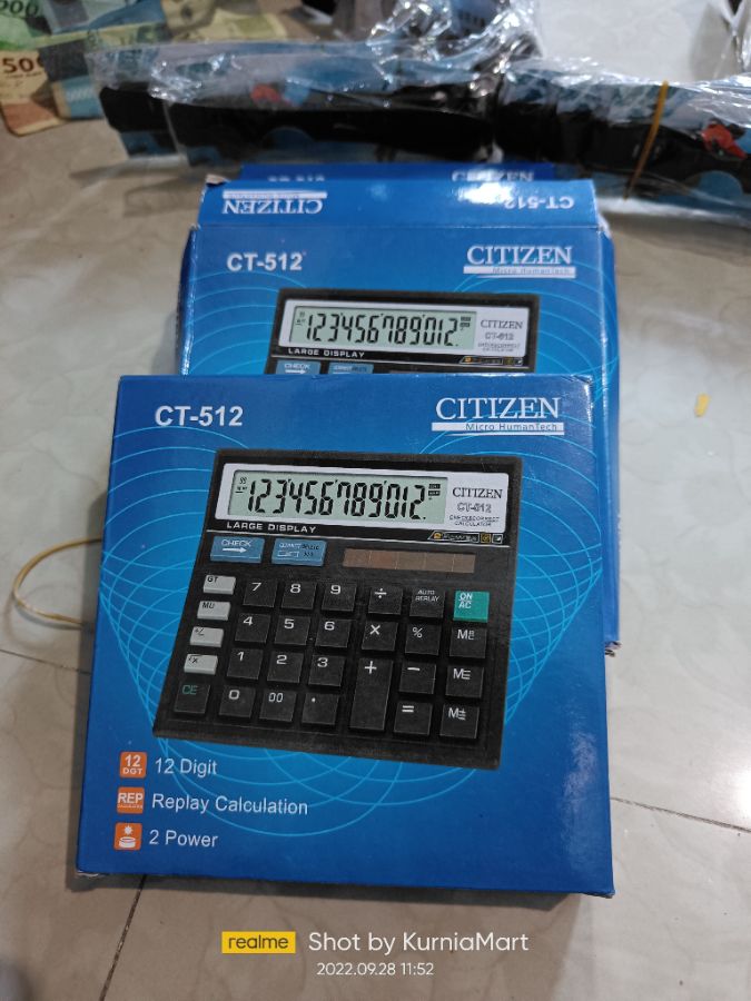 KALKULATOR CITIZEN CT 512