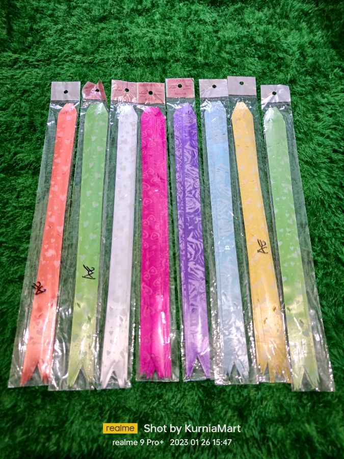 *Pita Serut Warna Motif T