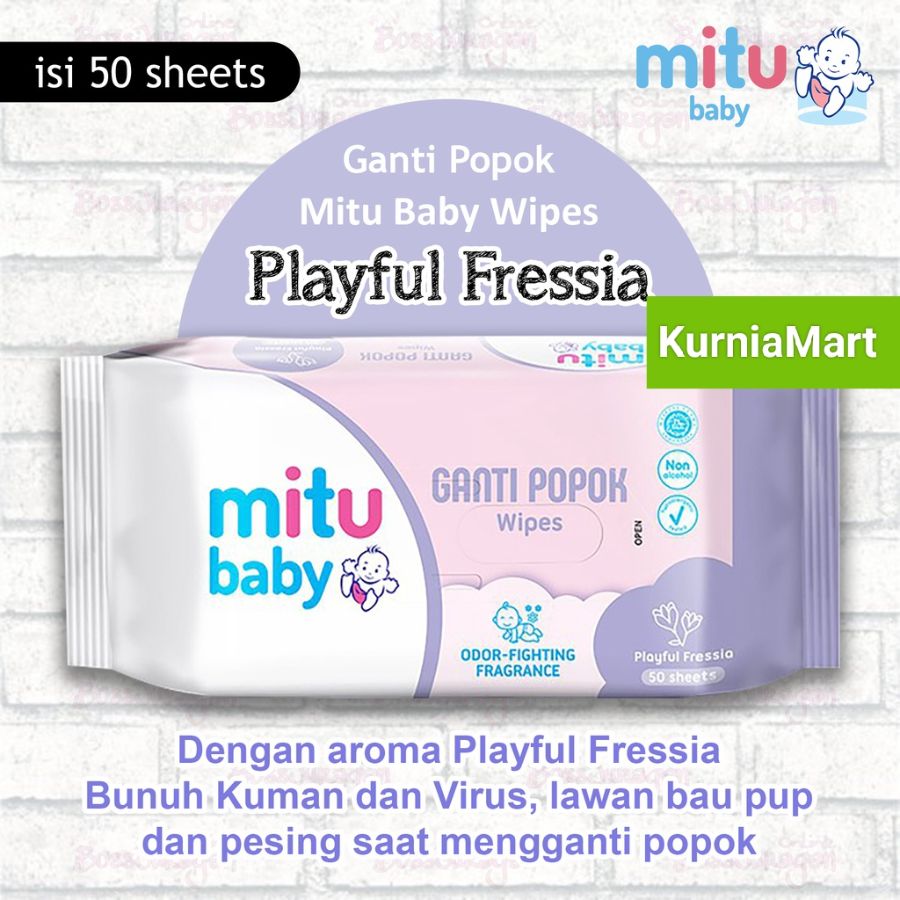 Mitu wipes purple 1+1