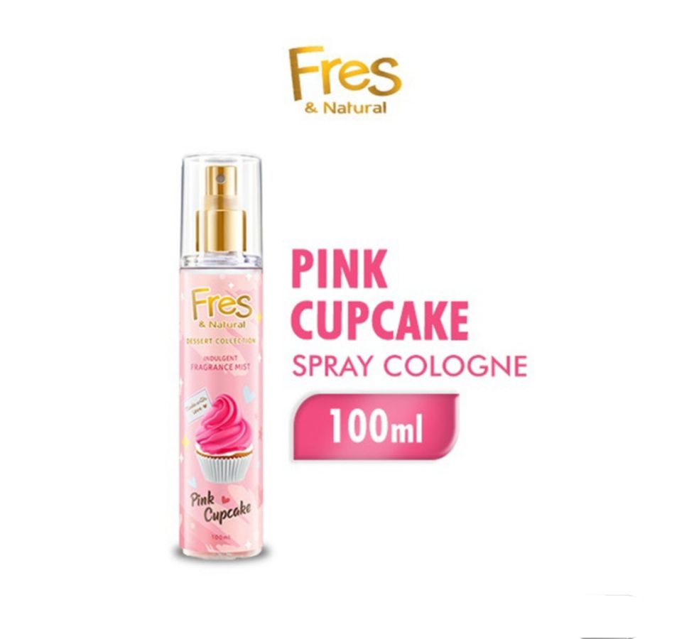 fres&natural pink cupcake