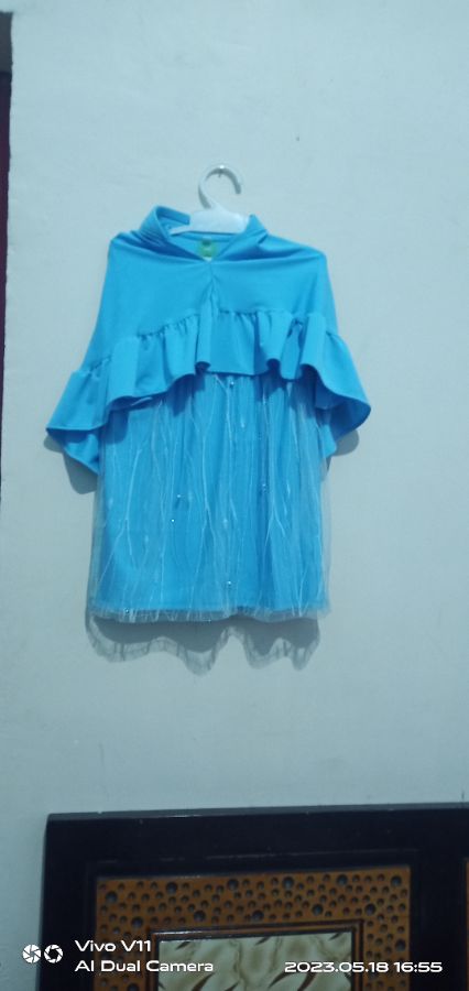 GAMIS BABY SYARI + JILBAB RENDA MUTIARA