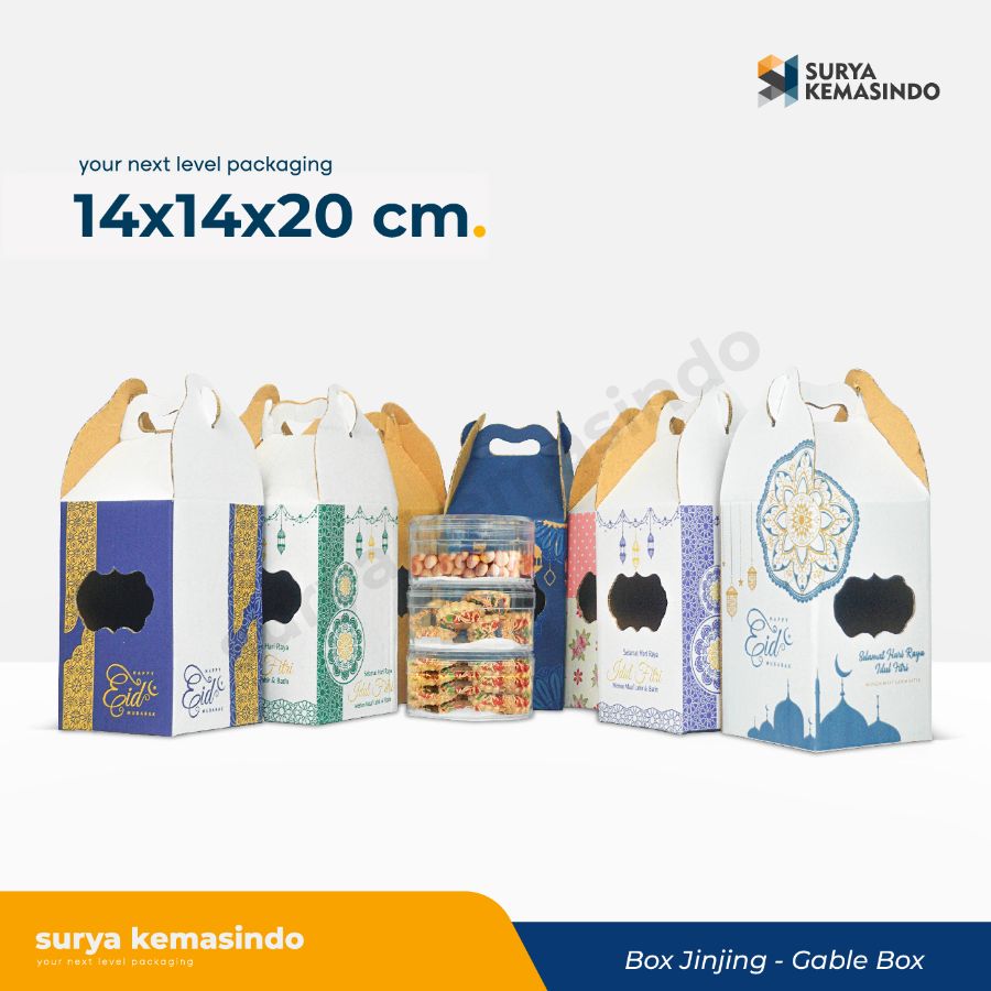 14x14x20 Box Jinjing Eid Mubarak
