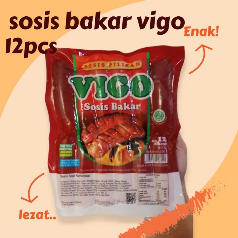 Sosis bakar vigo isi 12pcs