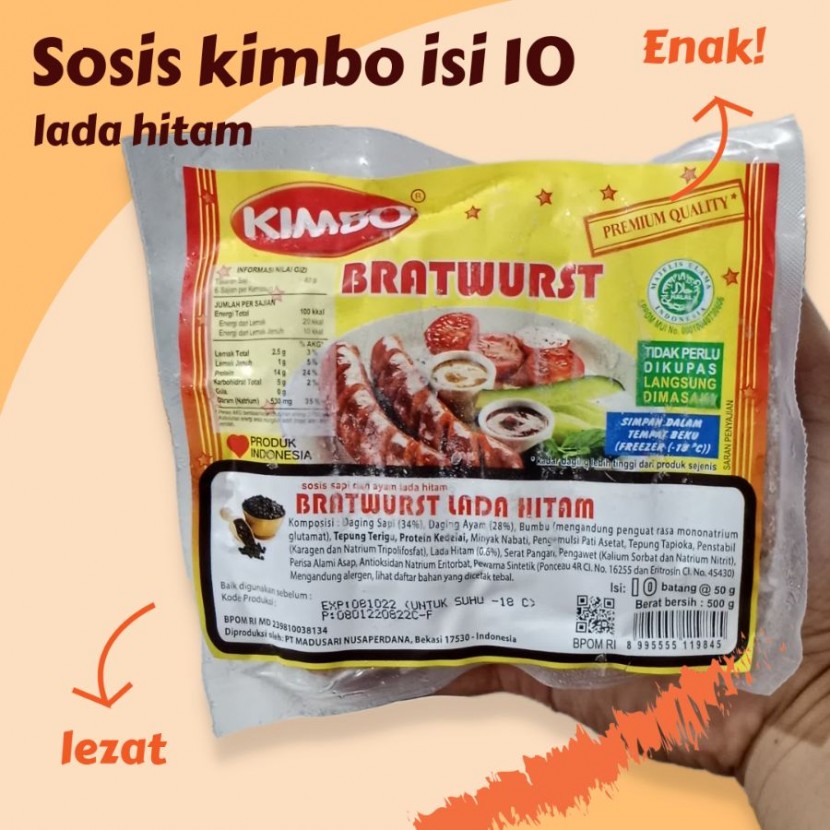 Sosis kimbo lada hitam
