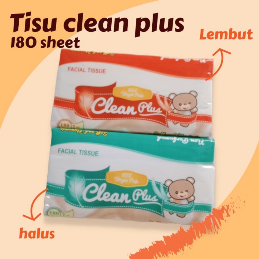 Tisu premium clean plus ecer