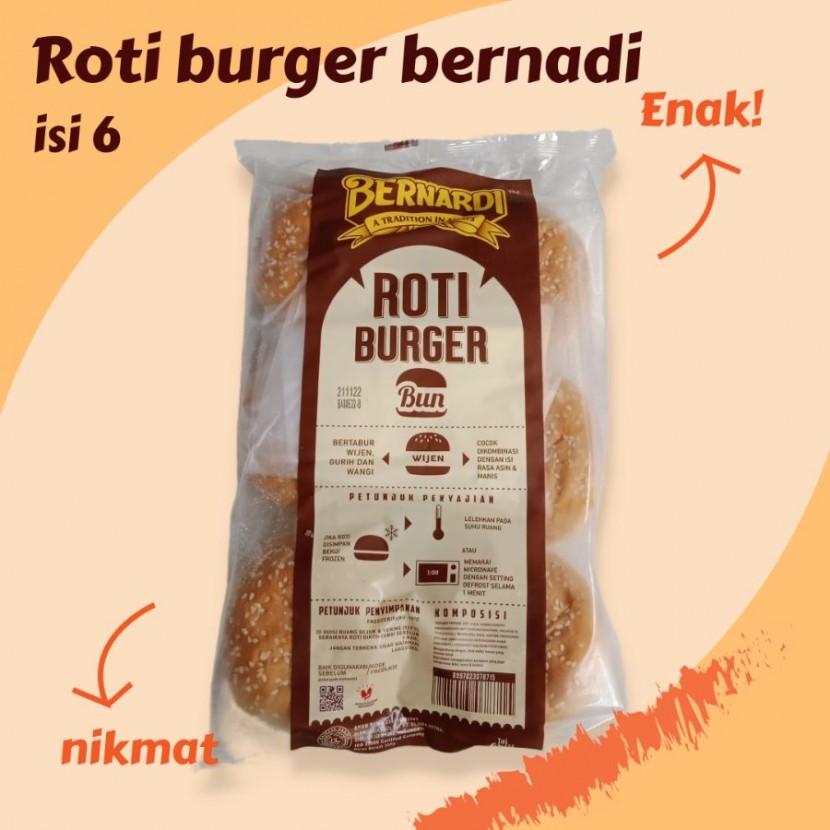 Roti burger bernadi