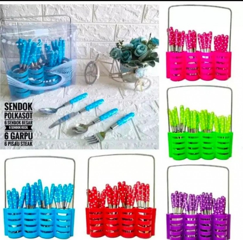 Sendok set volcadot 