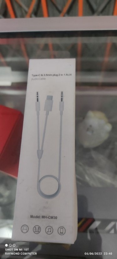 Audio Cable Type C & 3.5mm plug 2 in 1 AUX