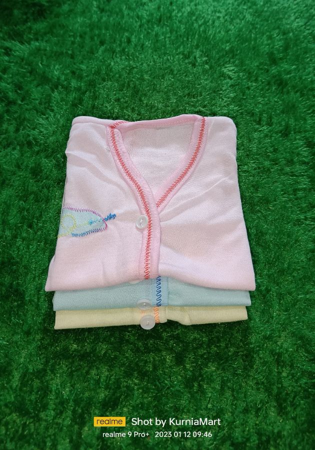 Baju baby polos isi 3