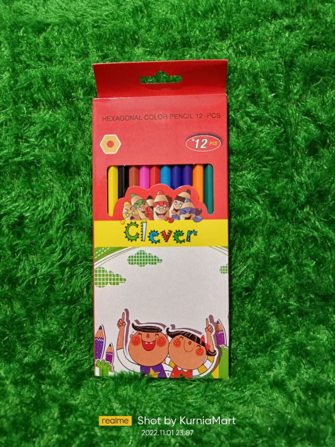 PENSIL WARNA CLEVER 12