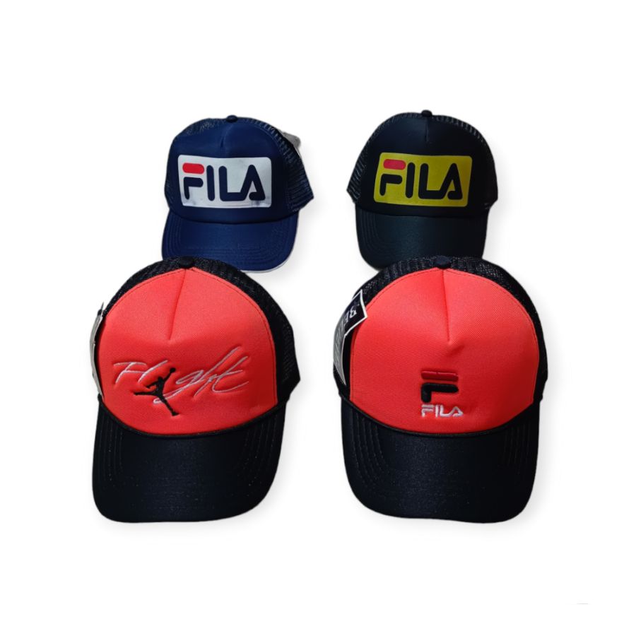 Topi jaring sablon campur