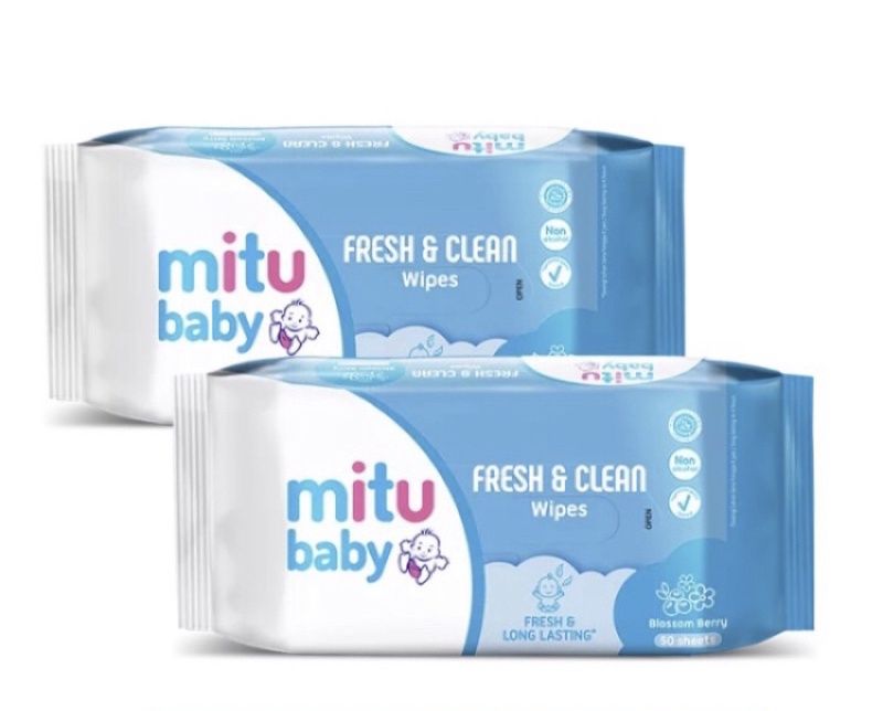 tissu mitu baby fresh&baby 50 sheet