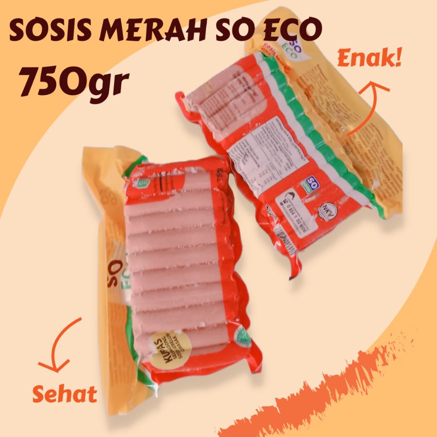 Sosis merah so eco 750gr