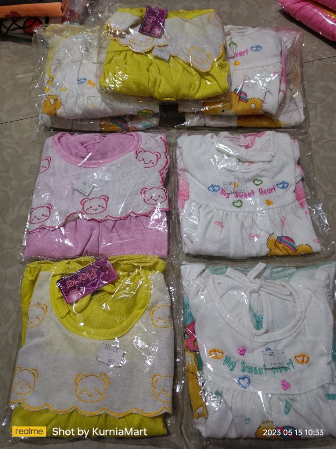 SET DRESS BABY SWEET HEART/FLORIA