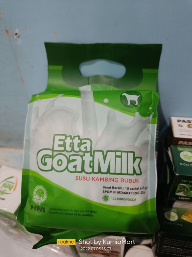 Etta goatmilk HNI 10 sachet