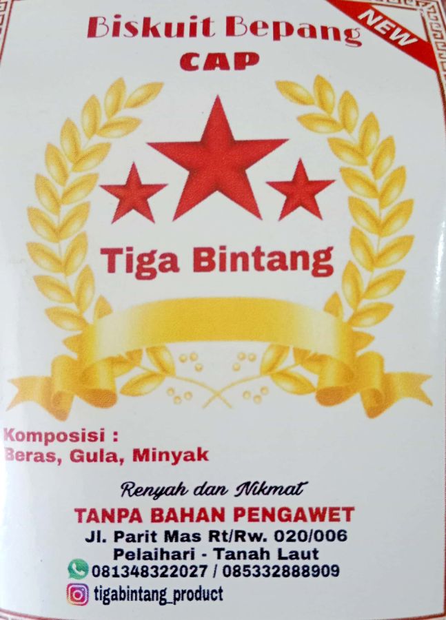BISKUIT BEPANG CAP TIGA BINTANG
