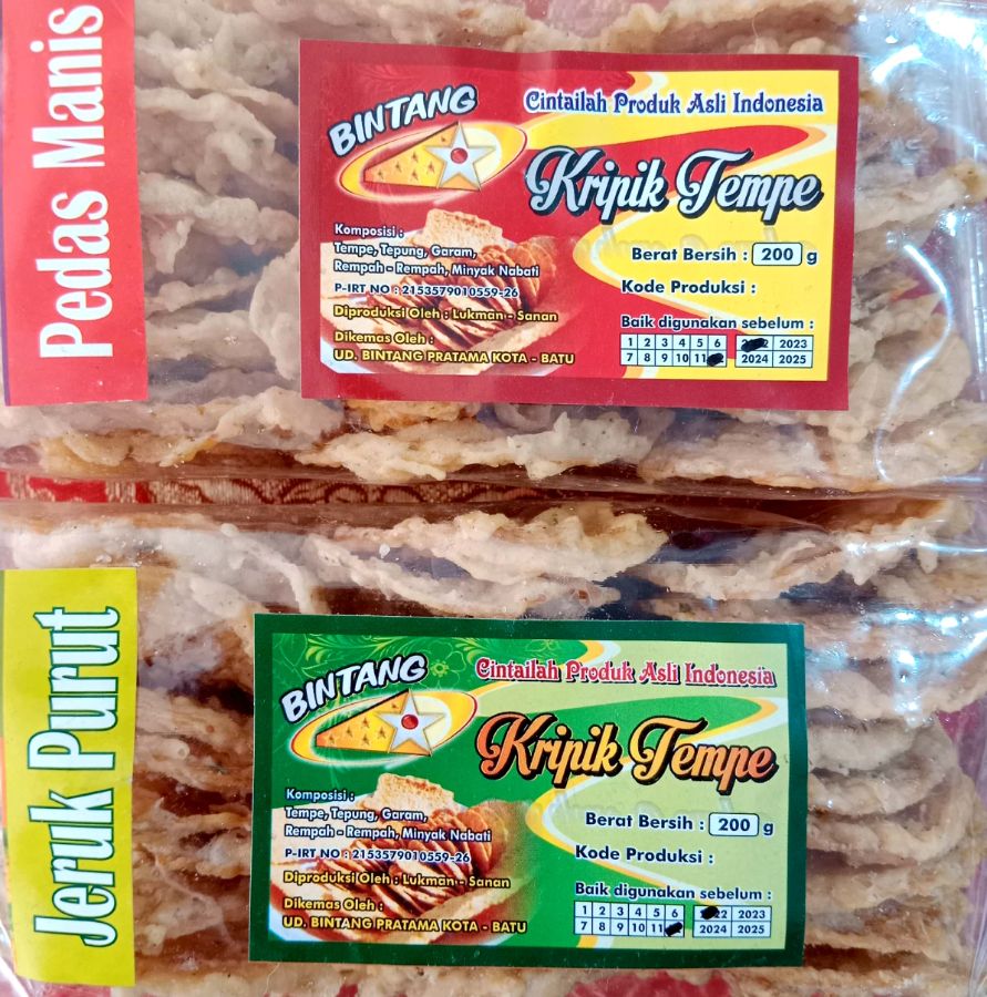 KERIPIK TEMPE BINTANG