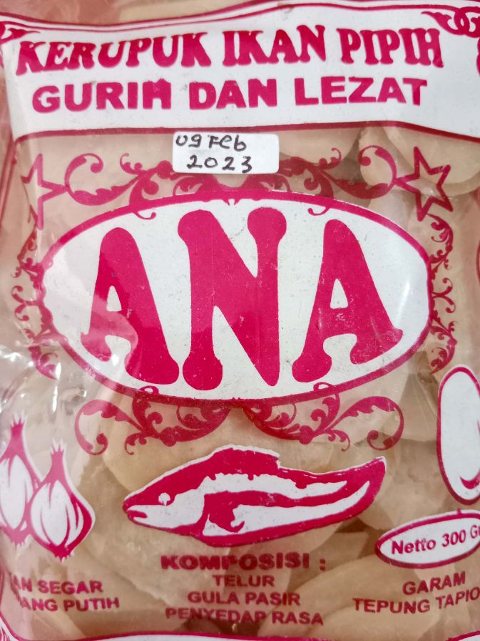 KERUPUK IKAN PIPIH ANA (MENTAH)