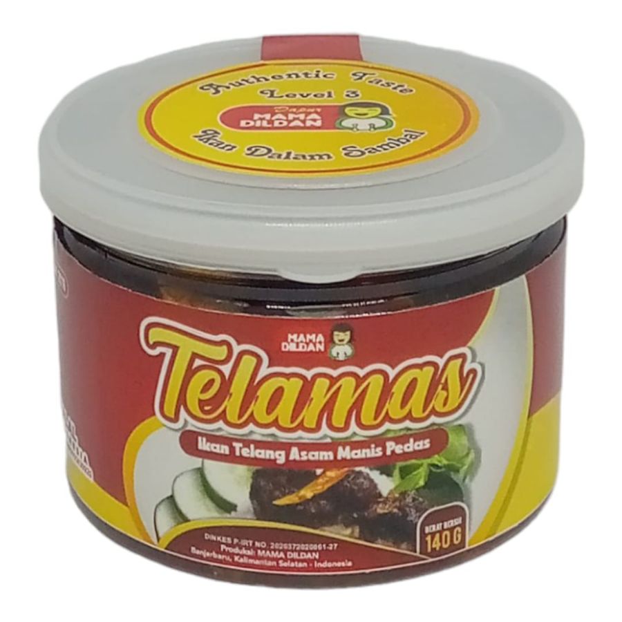 TELAMAS IKAN TELANG ASAM MANIS PEDAS MAMA DILDAN