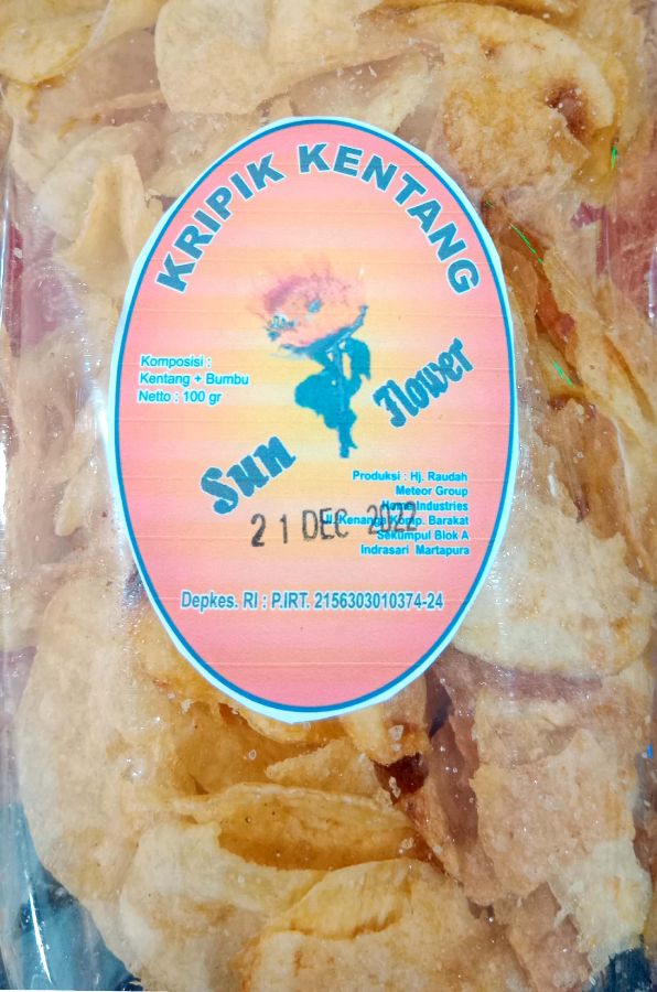 KRIPIK KENTANG SUN FLOWER