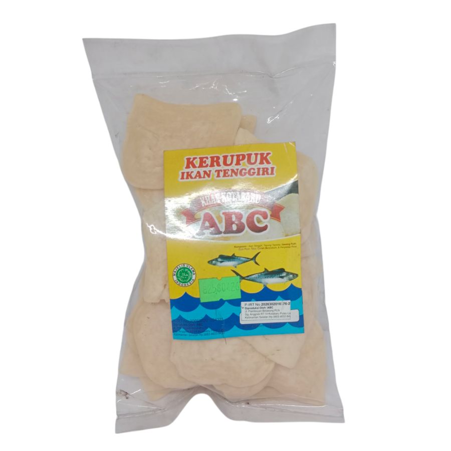 KERUPUK IKAN TENGGIRI ABC (MENTAH)