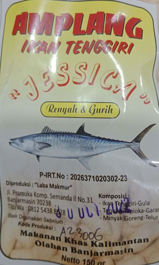 AMPLANG IKAN TENGGIRI JESSICA