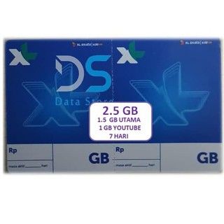 XL AXIATA S 3GB + 0.5GB - 1.5GB LOKAL 7 HARI (3GB)
