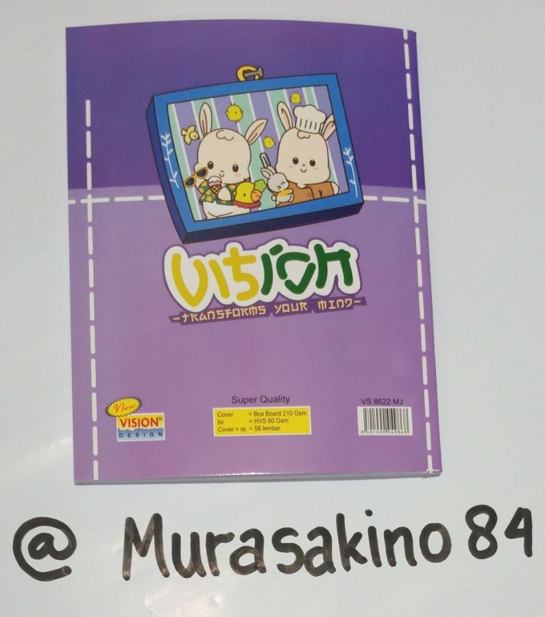Vision Buku Tulis 58